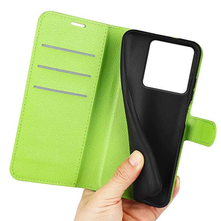 For Motorola Signature 5G Litchi Texture Horizontal Flip Leather Phone Case with Holder
