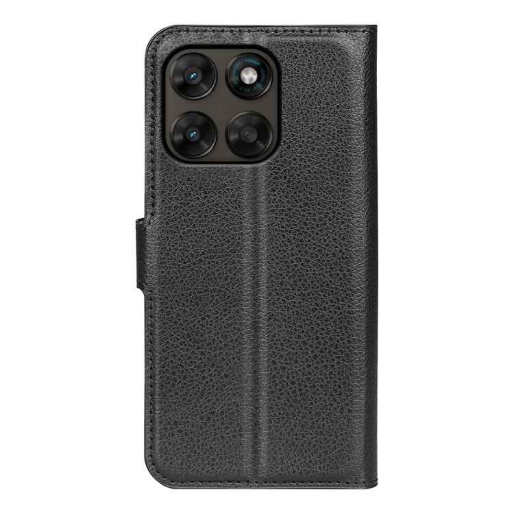 For Motorola Moto G77 / G67 5G Litchi Texture Horizontal Flip Leather Phone Case with Holder