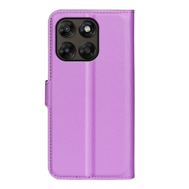 For Motorola Moto G77 / G67 5G Litchi Texture Horizontal Flip Leather Phone Case with Holder