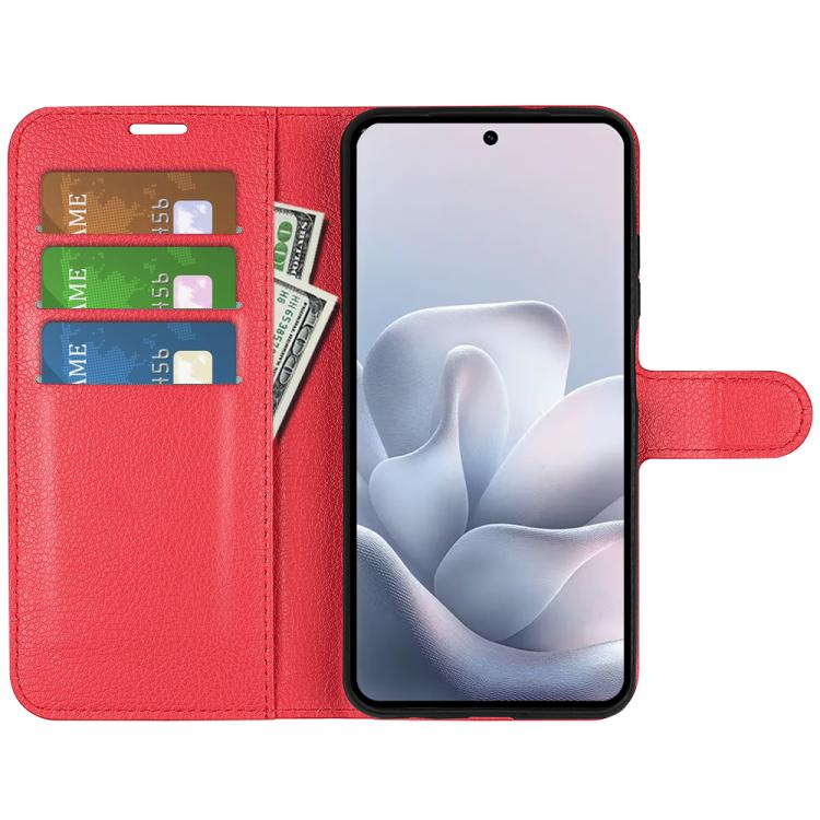 For Motorola Edge 70 Fusion 5G Litchi Texture Horizontal Flip Leather Phone Case with Holder