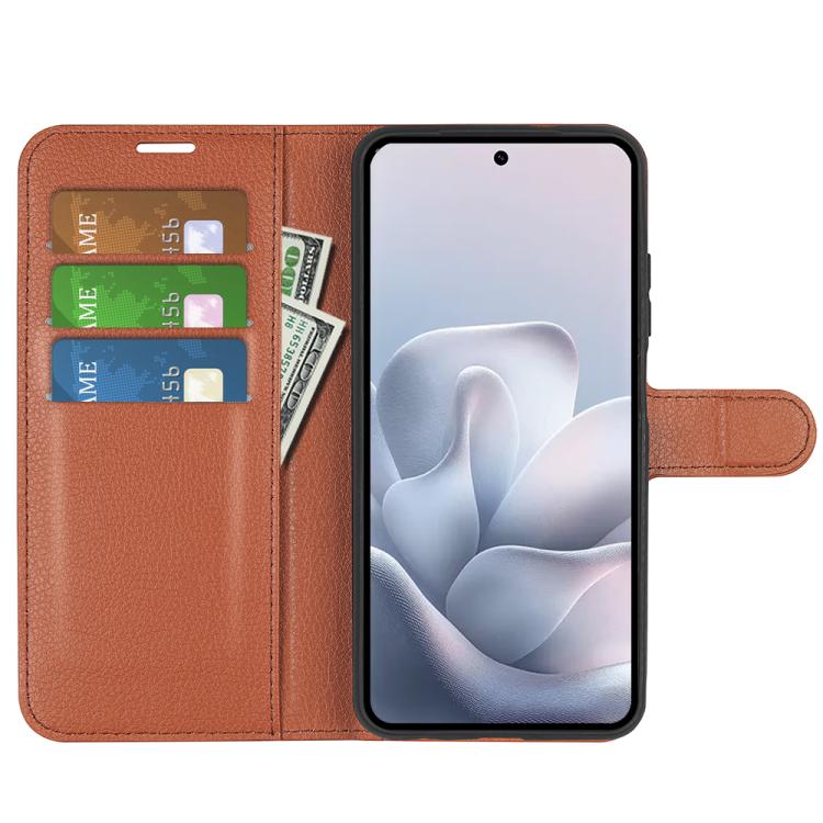 For Motorola Edge 70 Fusion 5G Litchi Texture Horizontal Flip Leather Phone Case with Holder