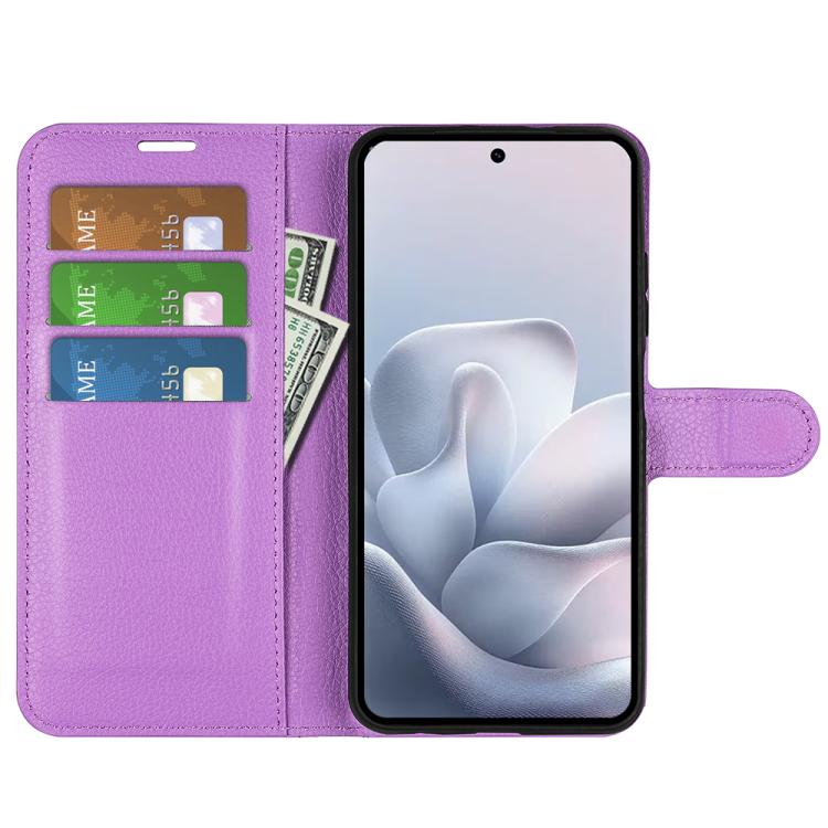 For Motorola Edge 70 Fusion 5G Litchi Texture Horizontal Flip Leather Phone Case with Holder
