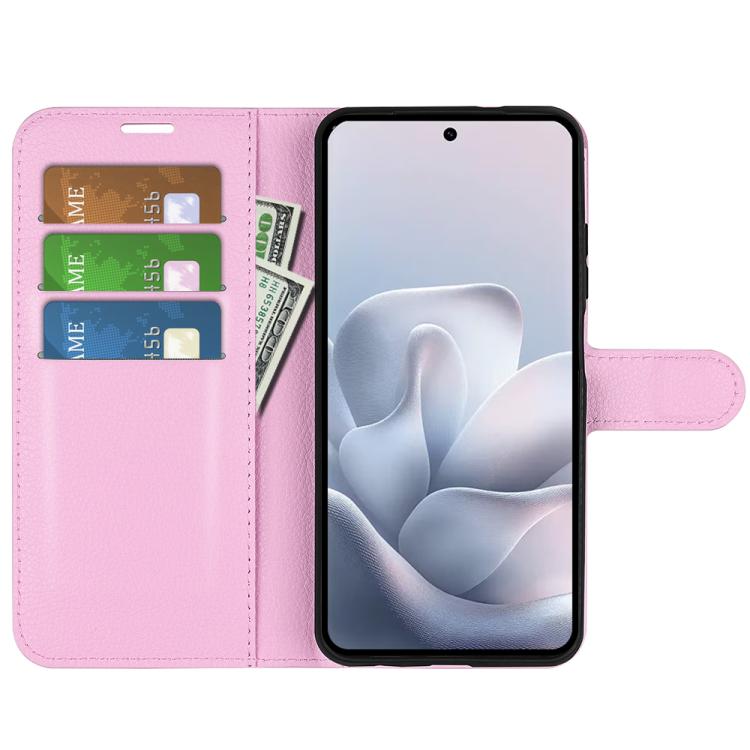 For Motorola Edge 70 Fusion 5G Litchi Texture Horizontal Flip Leather Phone Case with Holder