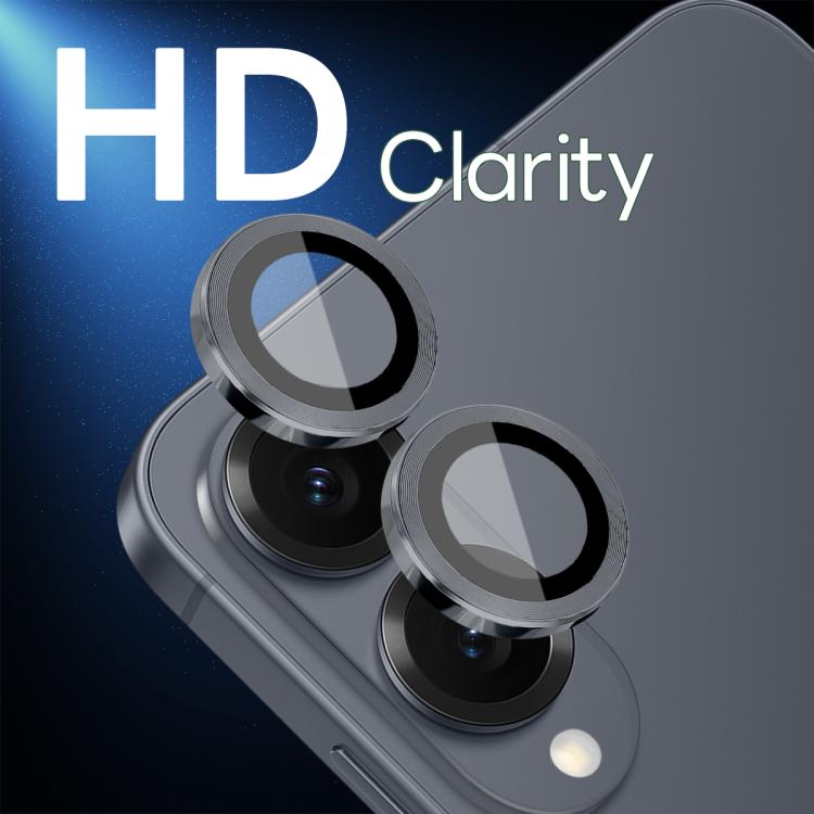 For Samsung Galaxy S25 Edge 5G NORTHJO Camera Lens Protector CD Metal Ring Tempered Glass Film