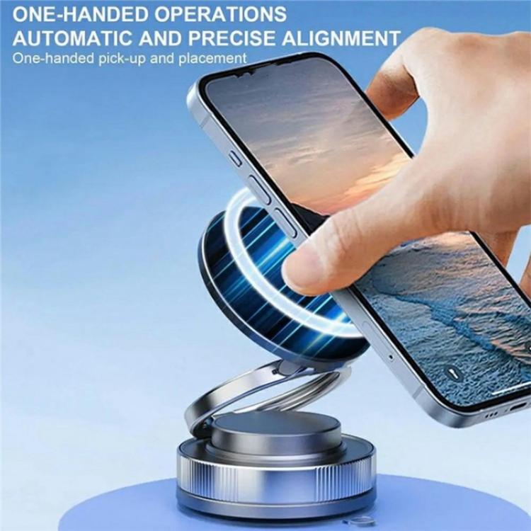 T28 Home Use Multifunctional Car Phone Holder Desktop Vacuum Suction Magnetic Stand