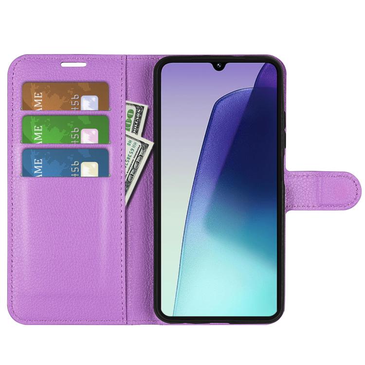 For Xiaomi Redmi 14C 4G Litchi Texture Horizontal Flip Leather Phone Case with Holder