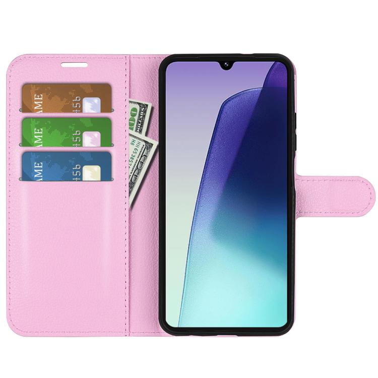 For Xiaomi Redmi 14C 4G Litchi Texture Horizontal Flip Leather Phone Case with Holder