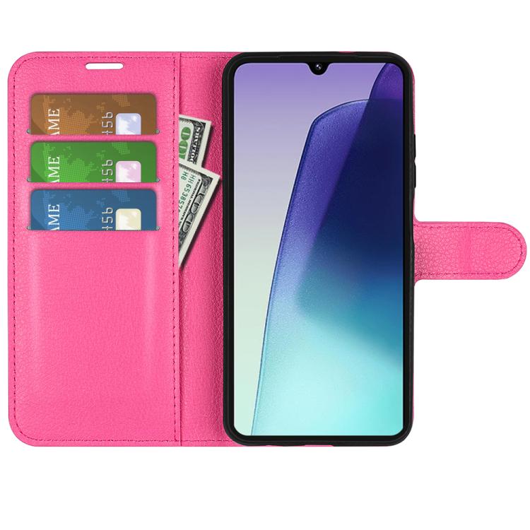 For Xiaomi Redmi 14C 4G Litchi Texture Horizontal Flip Leather Phone Case with Holder
