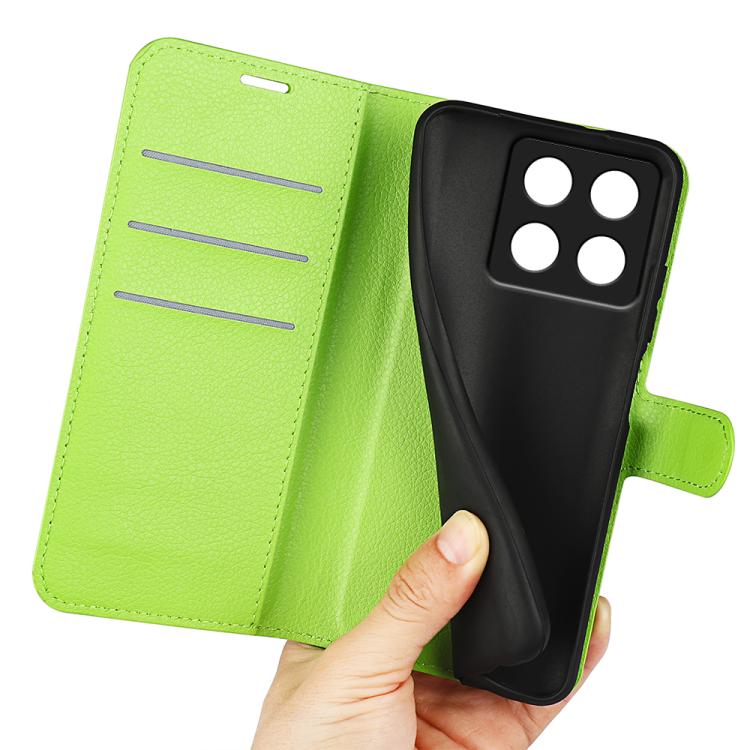 For Xiaomi 14T Litchi Texture Horizontal Flip Leather Phone Case with Holder
