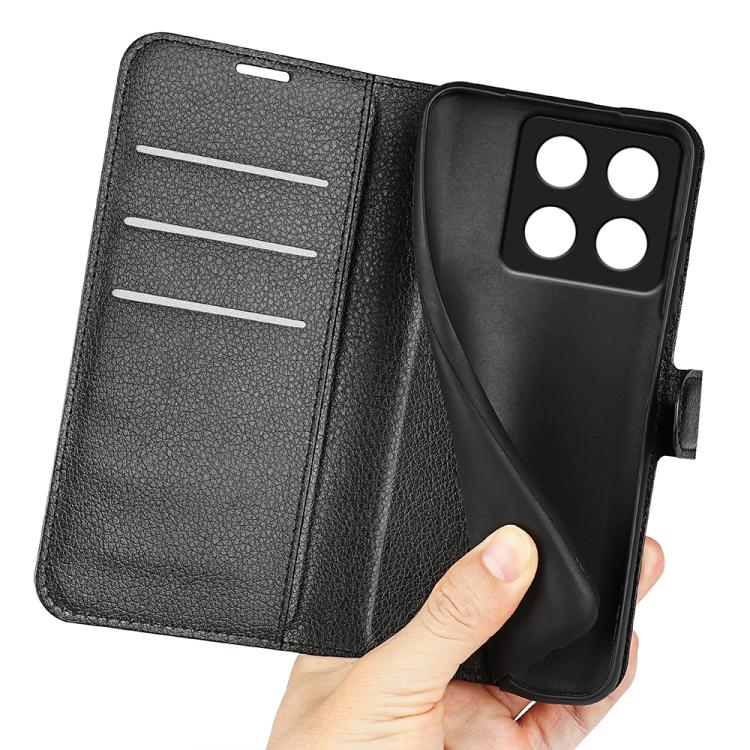 For Xiaomi 14T Pro Litchi Texture Horizontal Flip Leather Phone Case with Holder
