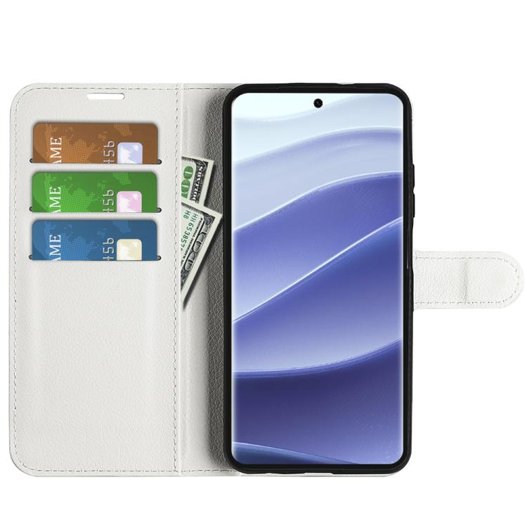 For Xiaomi Redmi Note 14 Pro 5G Litchi Texture Horizontal Flip Leather Phone Case with Holder
