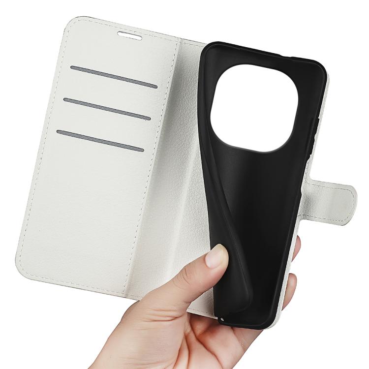 For Xiaomi Redmi Note 14 Pro 5G Litchi Texture Horizontal Flip Leather Phone Case with Holder