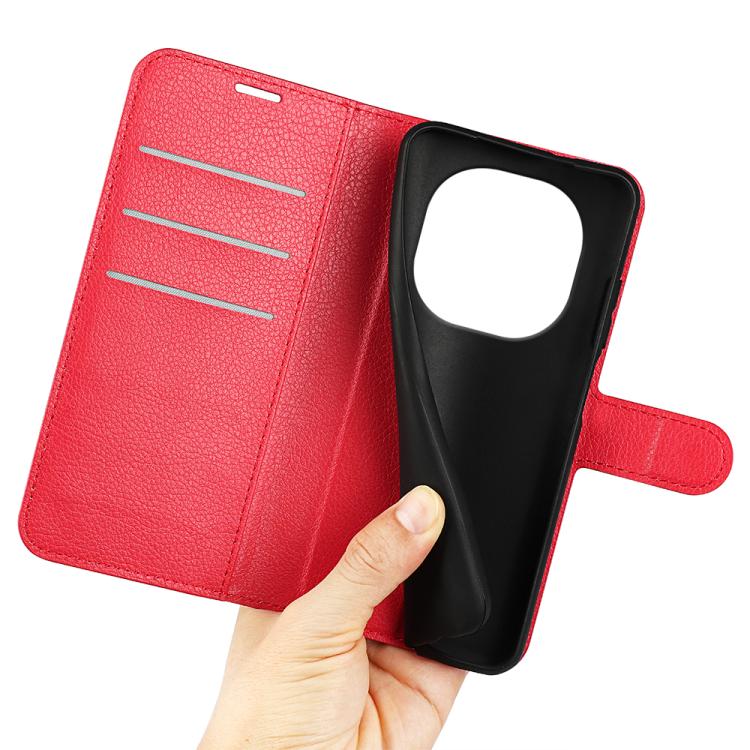 For Xiaomi Redmi Note 14 Pro 5G Litchi Texture Horizontal Flip Leather Phone Case with Holder