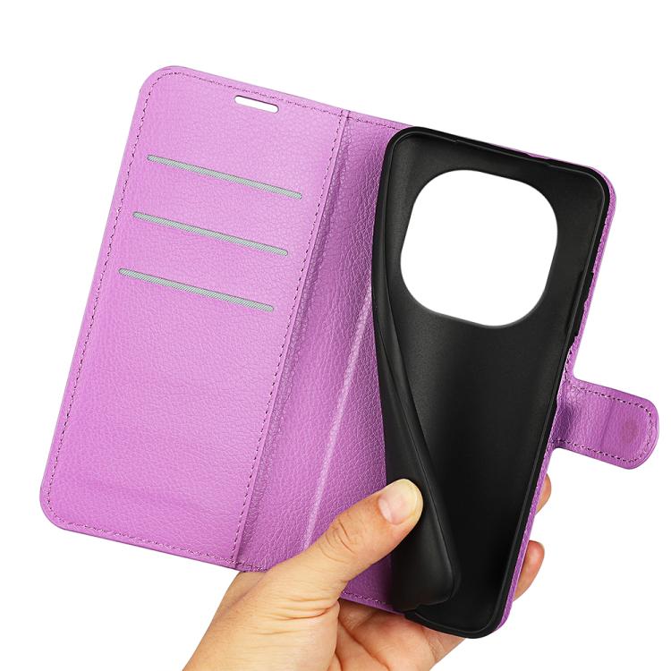 For Xiaomi Redmi Note 14 Pro 5G Litchi Texture Horizontal Flip Leather Phone Case with Holder