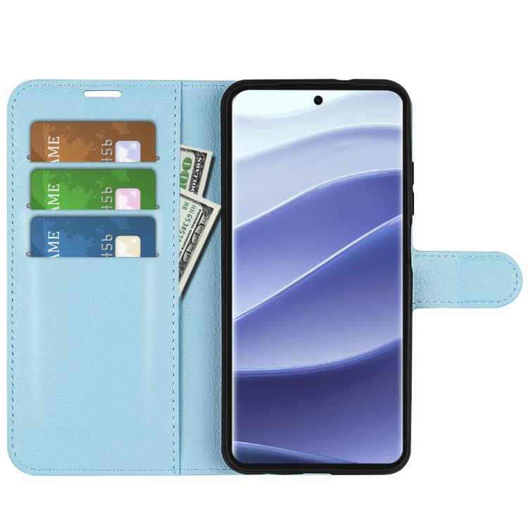 For Xiaomi Redmi Note 14 Pro 5G Litchi Texture Horizontal Flip Leather Phone Case with Holder