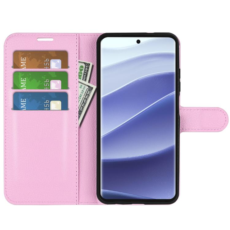 For Xiaomi Redmi Note 14 Pro 5G Litchi Texture Horizontal Flip Leather Phone Case with Holder