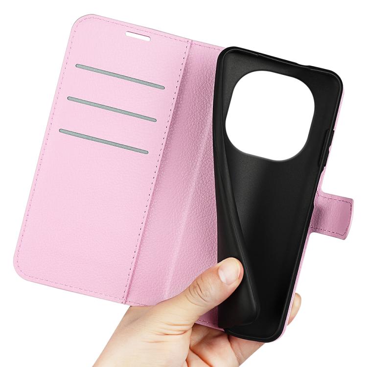 For Xiaomi Redmi Note 14 Pro 5G Litchi Texture Horizontal Flip Leather Phone Case with Holder