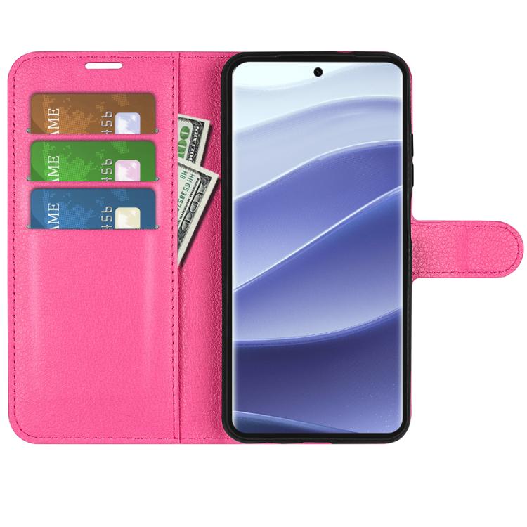 For Xiaomi Redmi Note 14 Pro 5G Litchi Texture Horizontal Flip Leather Phone Case with Holder