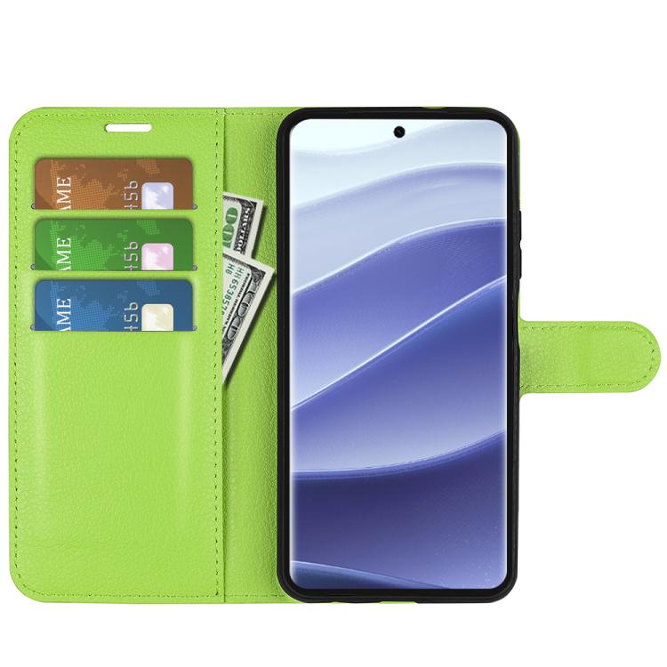 For Xiaomi Redmi Note 14 Pro 5G Litchi Texture Horizontal Flip Leather Phone Case with Holder