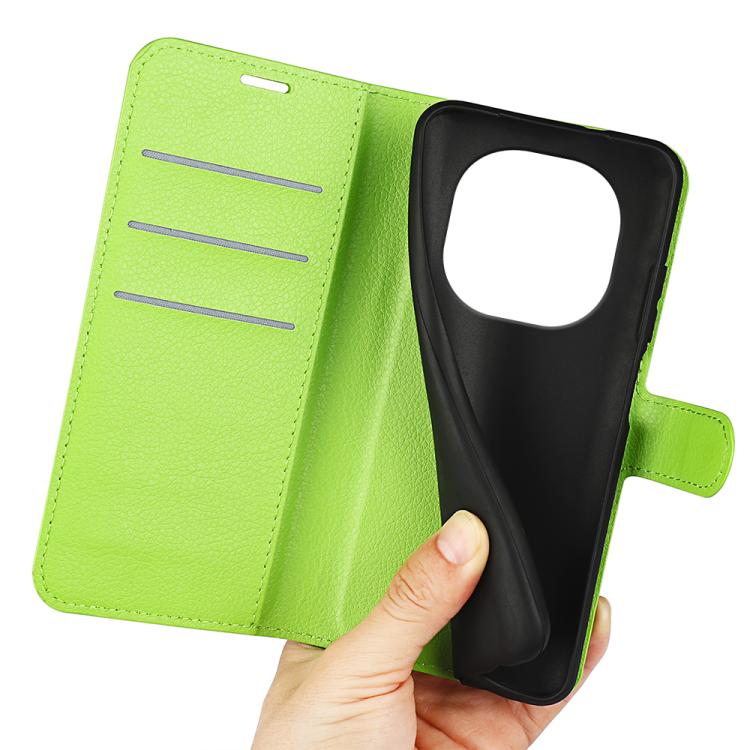 For Xiaomi Redmi Note 14 Pro 5G Litchi Texture Horizontal Flip Leather Phone Case with Holder