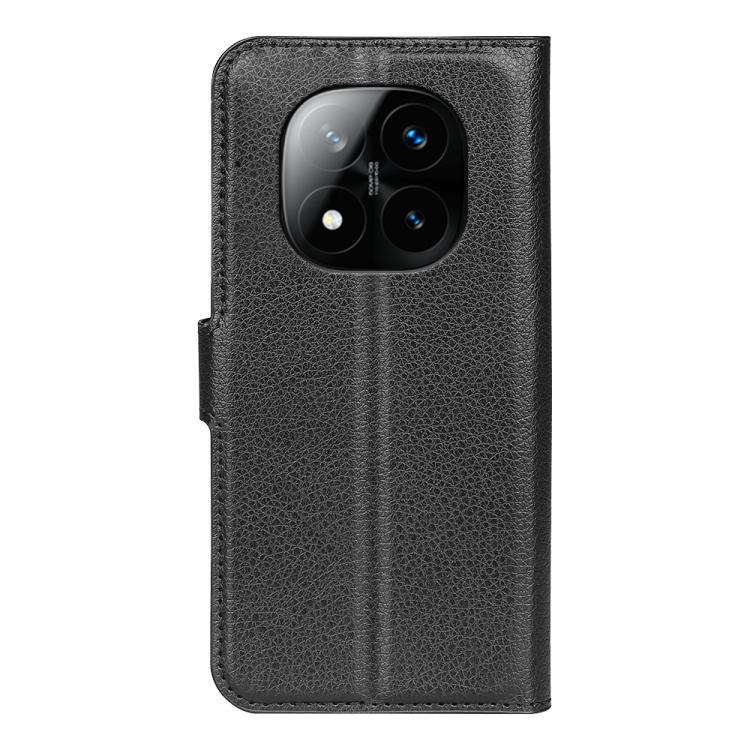 For Xiaomi Redmi Note 14 Pro+ Litchi Texture Horizontal Flip Leather Phone Case with Holder