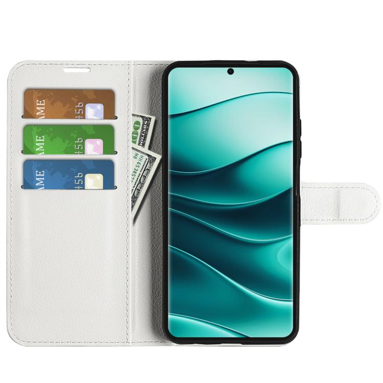 For Xiaomi Redmi Note 14 Pro+ Litchi Texture Horizontal Flip Leather Phone Case with Holder