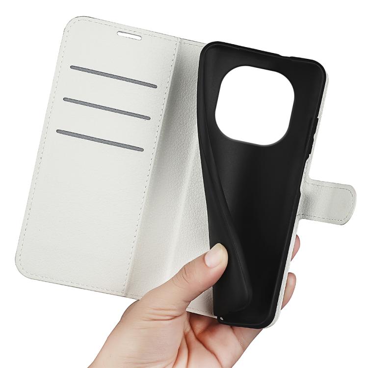 For Xiaomi Redmi Note 14 Pro+ Litchi Texture Horizontal Flip Leather Phone Case with Holder