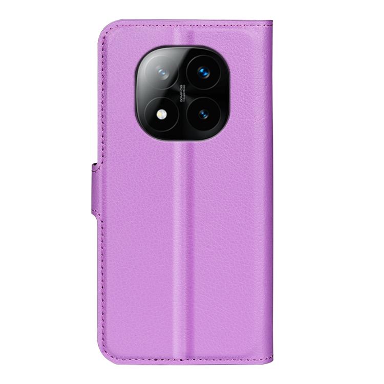 For Xiaomi Redmi Note 14 Pro+ Litchi Texture Horizontal Flip Leather Phone Case with Holder