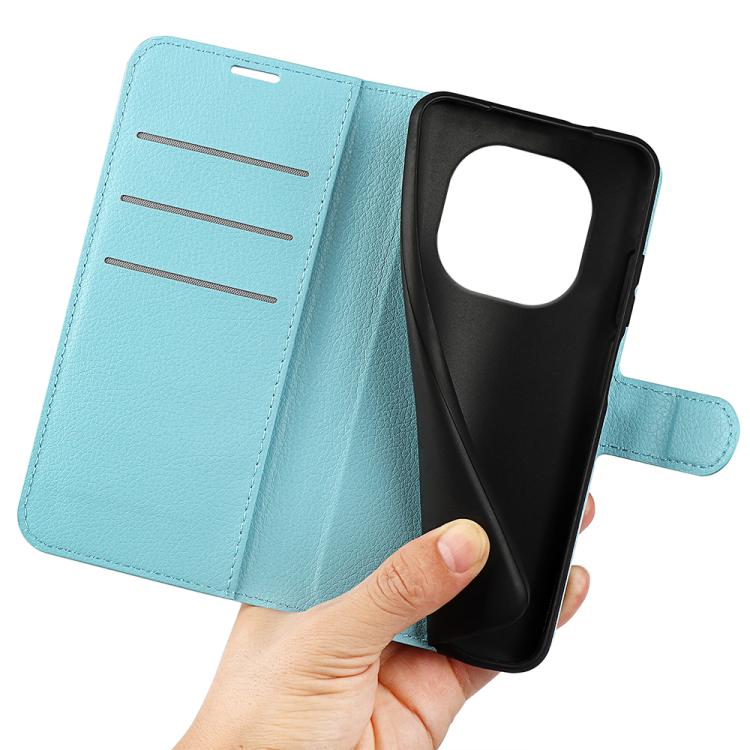 For Xiaomi Redmi Note 14 Pro+ Litchi Texture Horizontal Flip Leather Phone Case with Holder