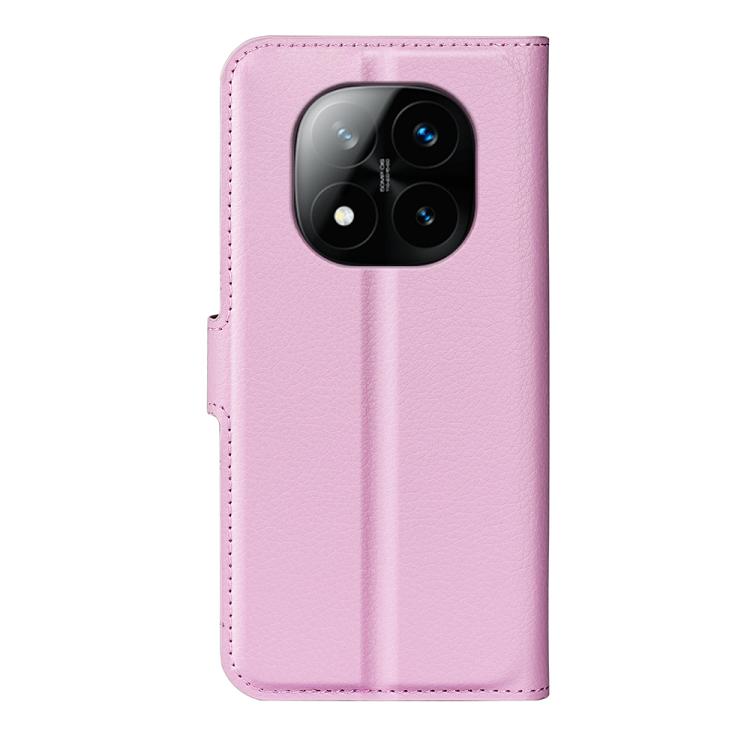 For Xiaomi Redmi Note 14 Pro+ Litchi Texture Horizontal Flip Leather Phone Case with Holder