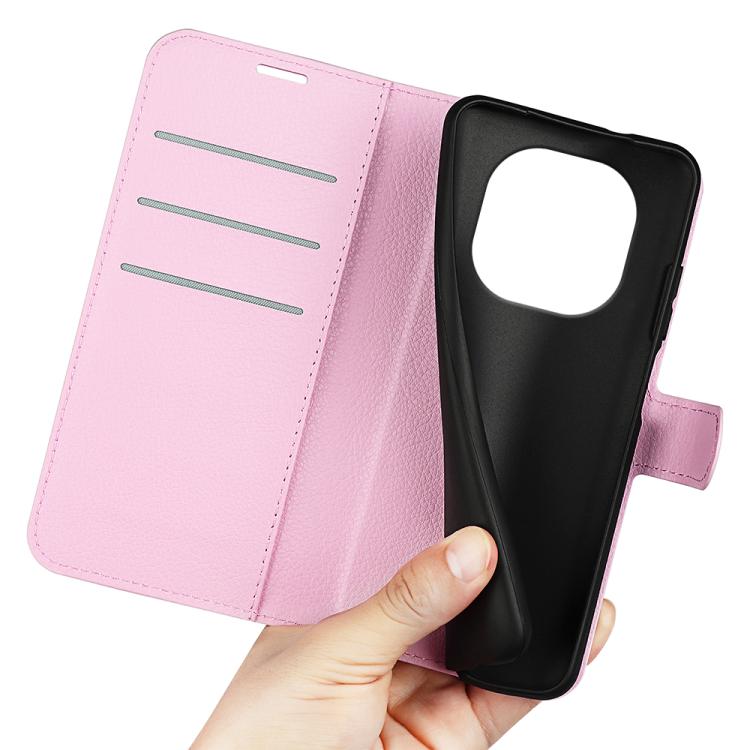 For Xiaomi Redmi Note 14 Pro+ Litchi Texture Horizontal Flip Leather Phone Case with Holder