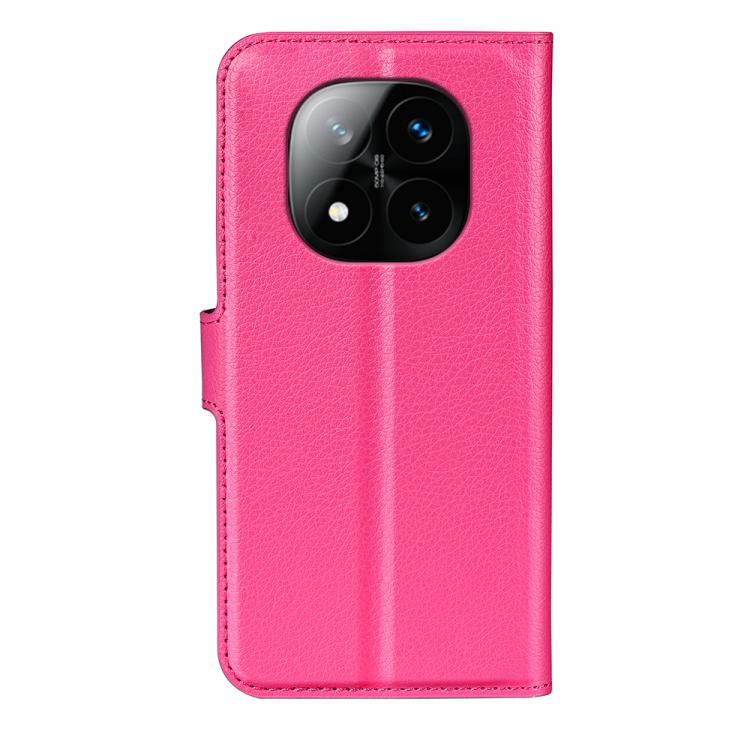 For Xiaomi Redmi Note 14 Pro+ Litchi Texture Horizontal Flip Leather Phone Case with Holder