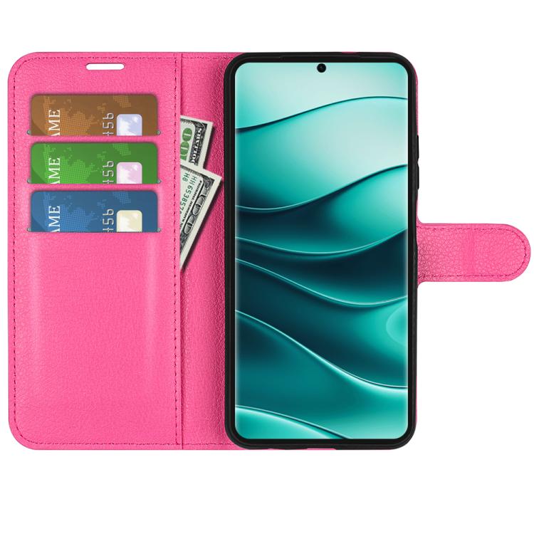 For Xiaomi Redmi Note 14 Pro+ Litchi Texture Horizontal Flip Leather Phone Case with Holder