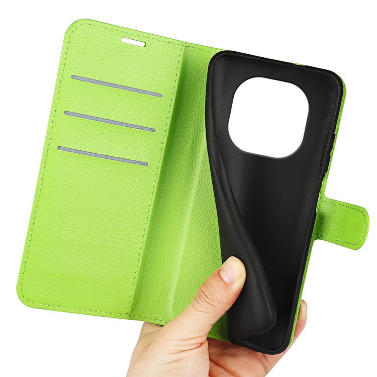 For Xiaomi Redmi Note 14 Pro+ Litchi Texture Horizontal Flip Leather Phone Case with Holder