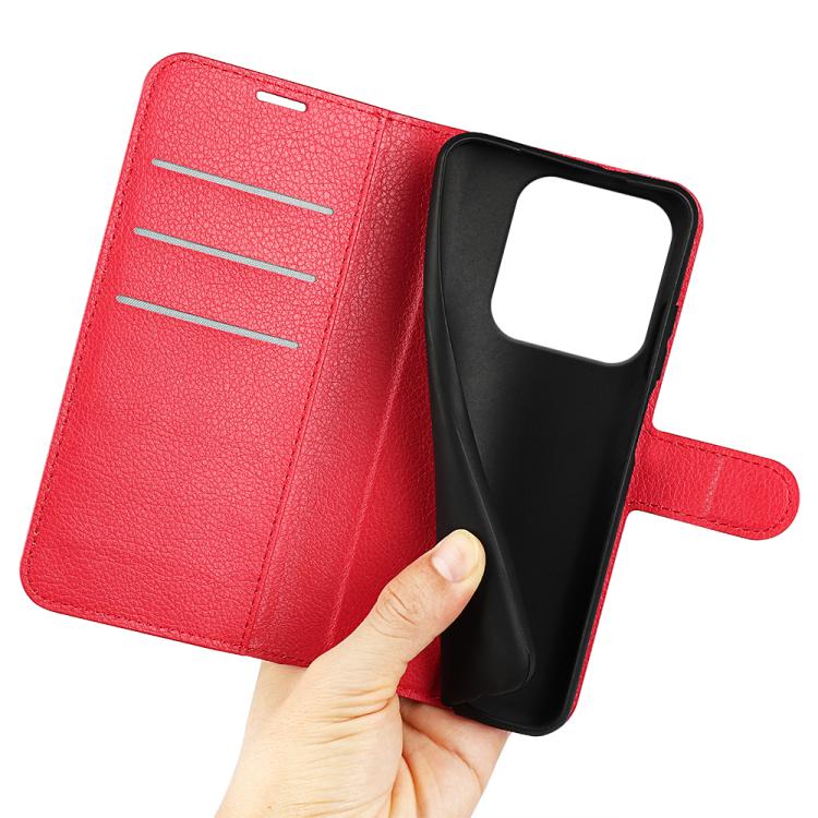 For Xiaomi Redmi Note 14 5G Litchi Texture Horizontal Flip Leather Phone Case with Holder