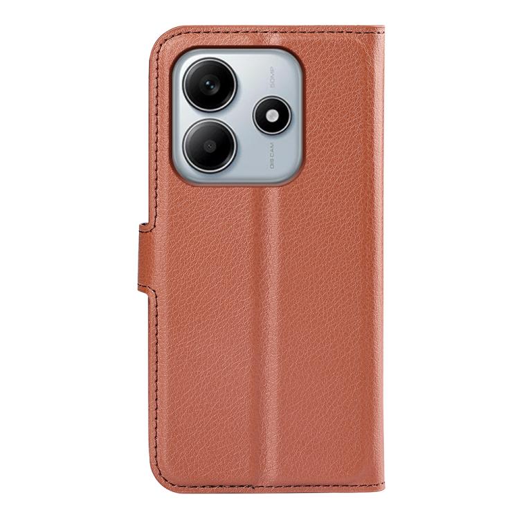 For Xiaomi Redmi Note 14 5G Litchi Texture Horizontal Flip Leather Phone Case with Holder