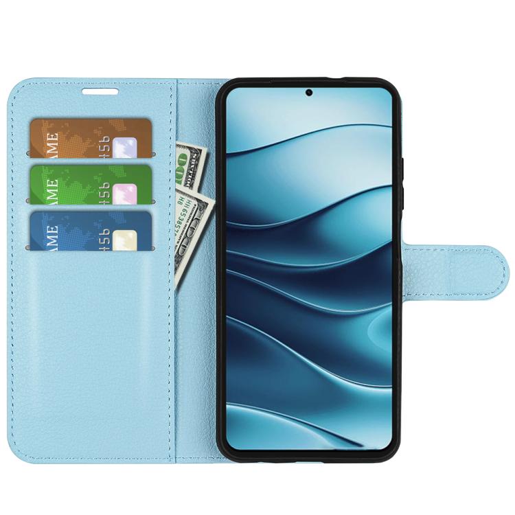For Xiaomi Redmi Note 14 5G Litchi Texture Horizontal Flip Leather Phone Case with Holder