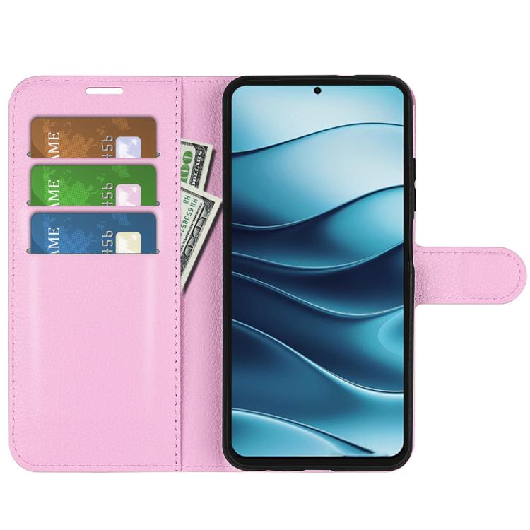 For Xiaomi Redmi Note 14 5G Litchi Texture Horizontal Flip Leather Phone Case with Holder