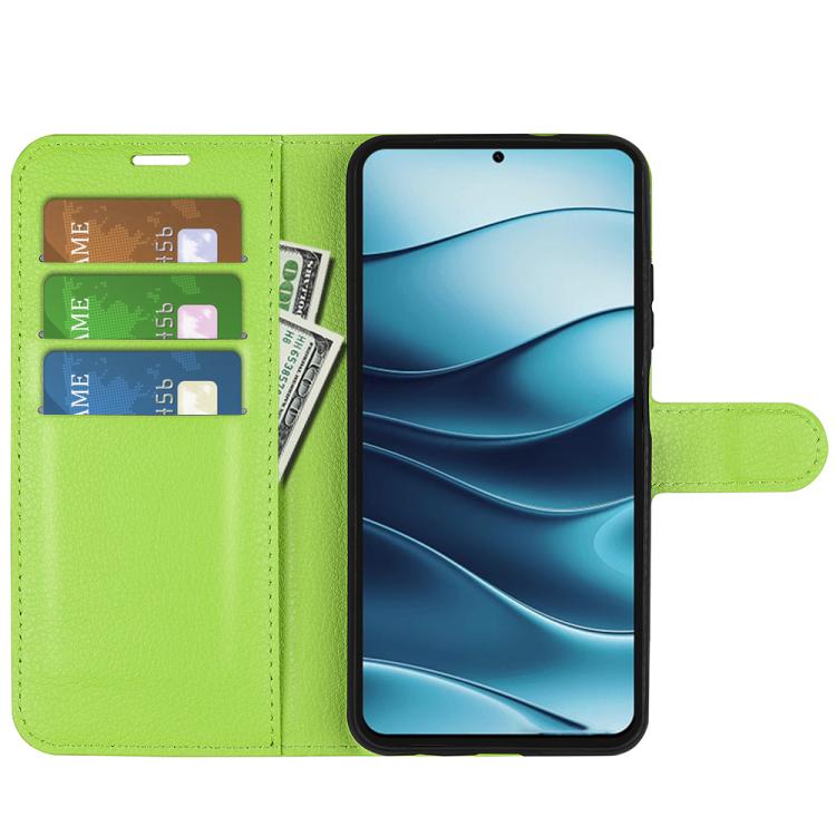 For Xiaomi Redmi Note 14 5G Litchi Texture Horizontal Flip Leather Phone Case with Holder