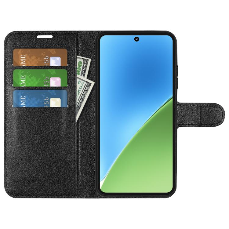 For Xiaomi 15 Litchi Texture Horizontal Flip Leather Phone Case with Holder