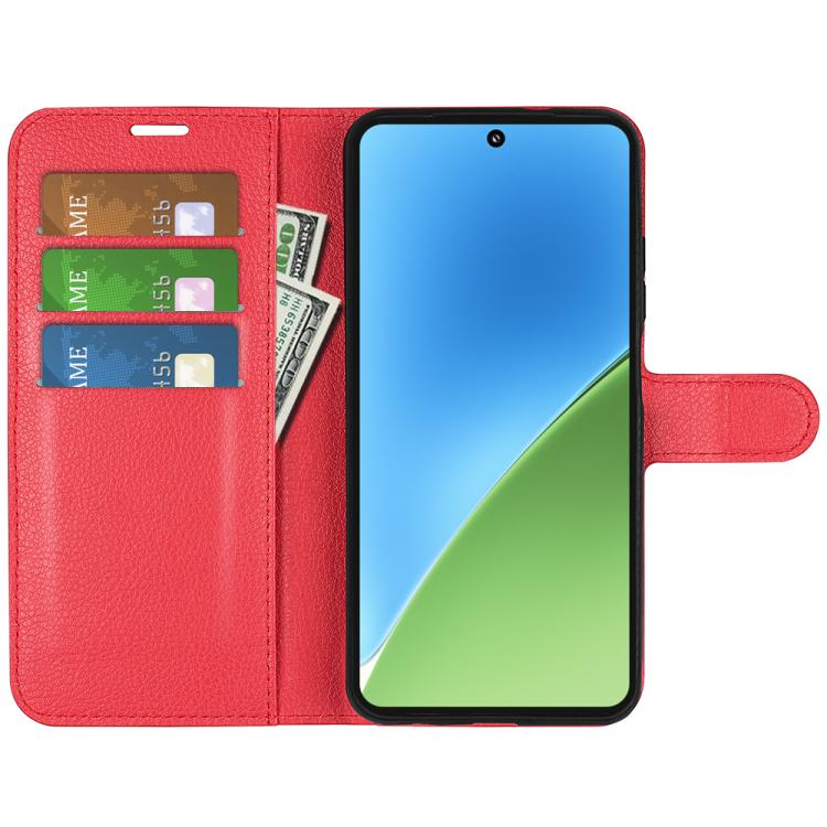For Xiaomi 15 Litchi Texture Horizontal Flip Leather Phone Case with Holder