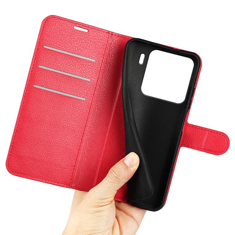 For Xiaomi 15 Litchi Texture Horizontal Flip Leather Phone Case with Holder