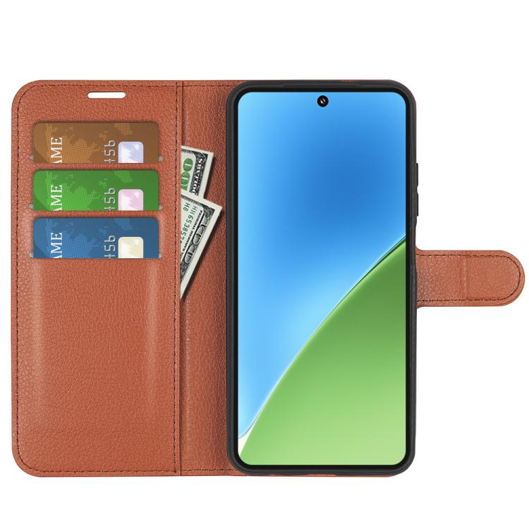 For Xiaomi 15 Litchi Texture Horizontal Flip Leather Phone Case with Holder