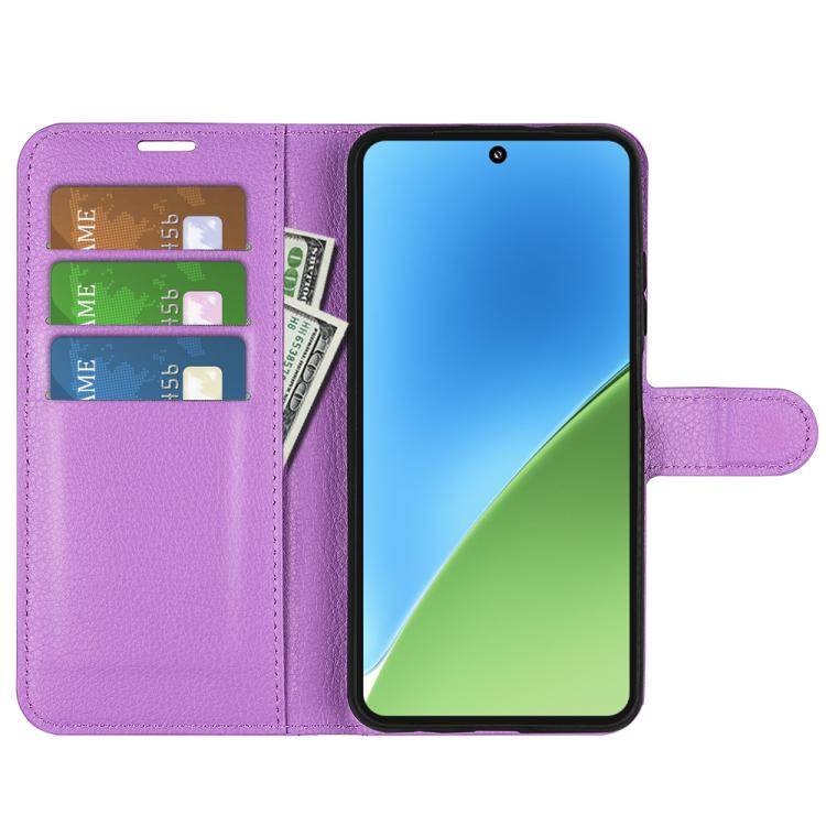 For Xiaomi 15 Litchi Texture Horizontal Flip Leather Phone Case with Holder