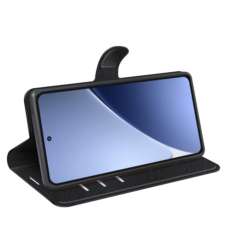 For Xiaomi 15 Pro Litchi Texture Horizontal Flip Leather Phone Case with Holder