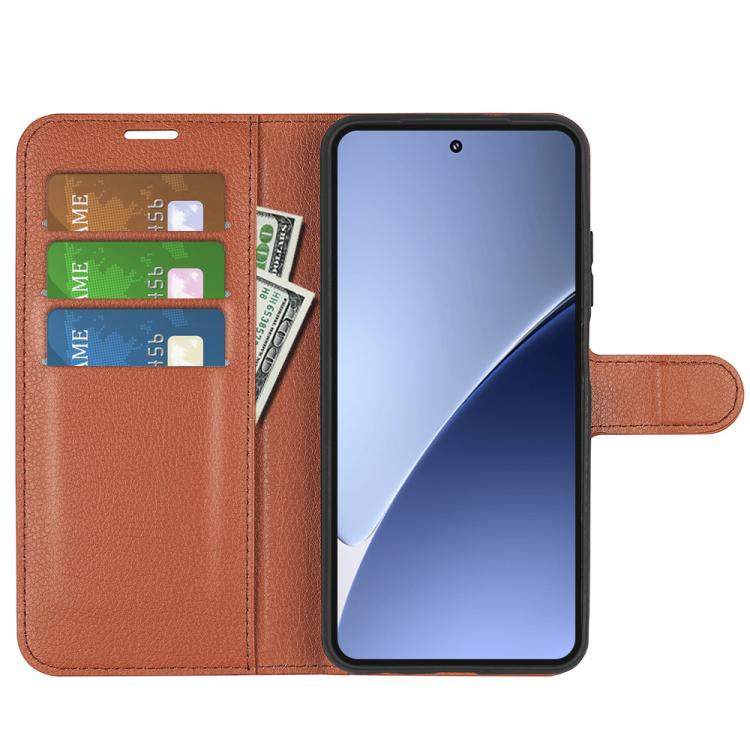 For Xiaomi 15 Pro Litchi Texture Horizontal Flip Leather Phone Case with Holder