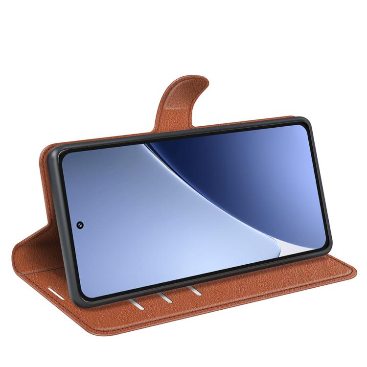 For Xiaomi 15 Pro Litchi Texture Horizontal Flip Leather Phone Case with Holder