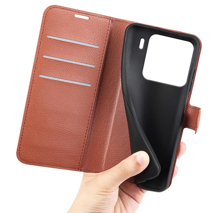 For Xiaomi 15 Pro Litchi Texture Horizontal Flip Leather Phone Case with Holder