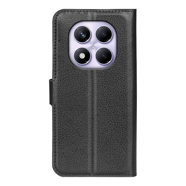 For Xiaomi Redmi Note 14 Pro 4G Litchi Texture Horizontal Flip Leather Phone Case with Holder