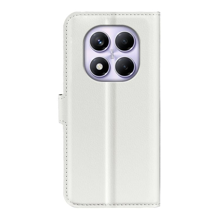 For Xiaomi Redmi Note 14 Pro 4G Litchi Texture Horizontal Flip Leather Phone Case with Holder